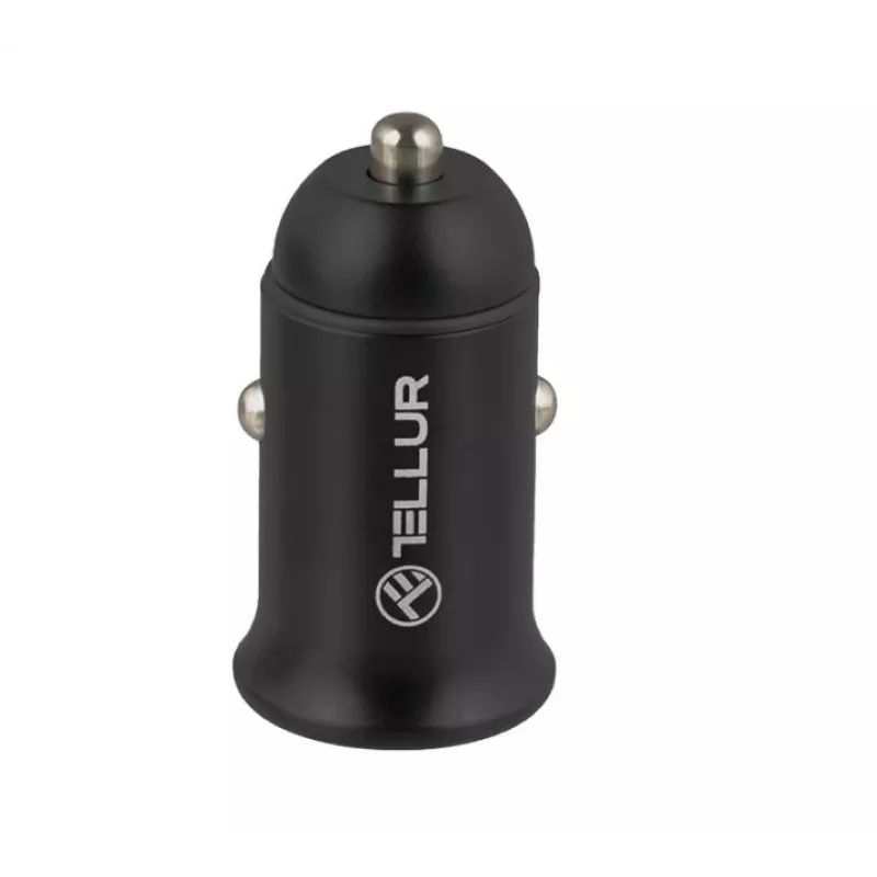 Cargador de coche Tellur PD60W QC30W T-MLX43921 — carga rápida PD de 60W y QC de 30W para vehículos