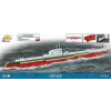 Maqueta de plástico Cobi submarino polaco ORP Sęp escala 1:300 (COBI-4856)