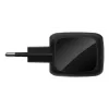 Cargador rápido AC de interior Belkin WCH019kqBK — 2× USB‑C, negro, protección OVP/OC/OT/SC