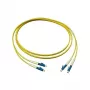 Cable de parcheo de fibra óptica dúplex OS2 (monomodo, 9/125) LC/LC, 2m, Good Connections® (LW-902LC)