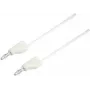 Cable de prueba VOLTCRAFT [conector macho 4 mm - conector macho 4 mm] 1,5 m Blanco MSB-300 (MSB-300-1.5-WS)