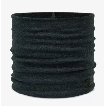 Buff Merino Heavyweight Solid Forest braga de cuello – braga de cuello de lana merino sin costuras, unisex, verde oscuro