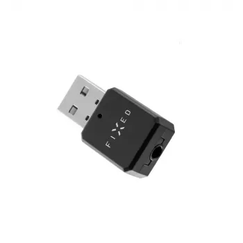 Receptor de audio Bluetooth FIXED FIXSIG-BK — negro, adaptador inalámbrico de streaming de audio con salida de 3,5 mm