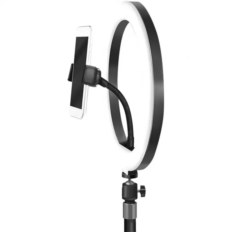 LogiLink trípode con anillo de luz para smartphone con disparador remoto para smartphone de 10,16 cm - 17,78 cm (4 - 17,80cm (7)), - 1 unidad (AA0152)