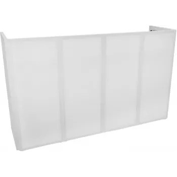 Soporte DJ Omnitronic 32000035 grande móvil con funda, puesto de trabajo plegable portátil para equipos de DJ