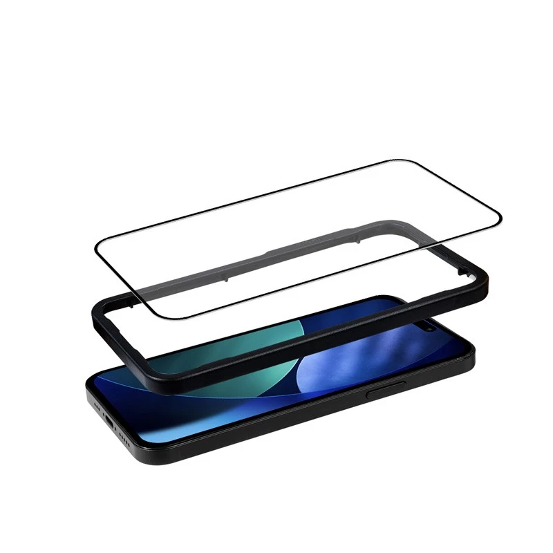Protector de pantalla de cristal templado Crong para iPhone 17 Pro Max — servicio de instalación incluido
