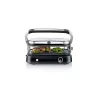Parrilla de contacto SEVINI Pro, KG 2395 (plateado/negro, 1.800 vatios)