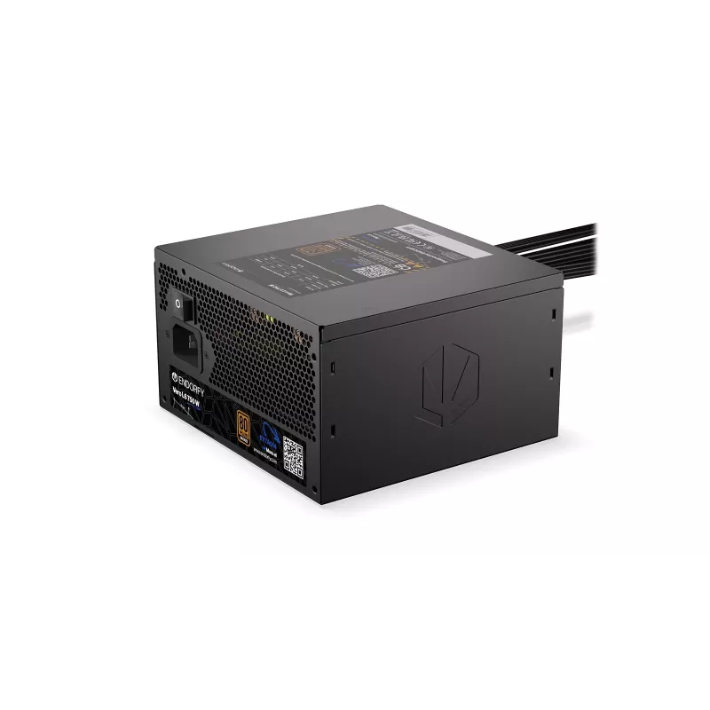 Fuente de alimentación ENDORFY Vero L6 750 W, 24 pines ATX, 80 PLUS Bronze, ventilador de 120 mm, Negro