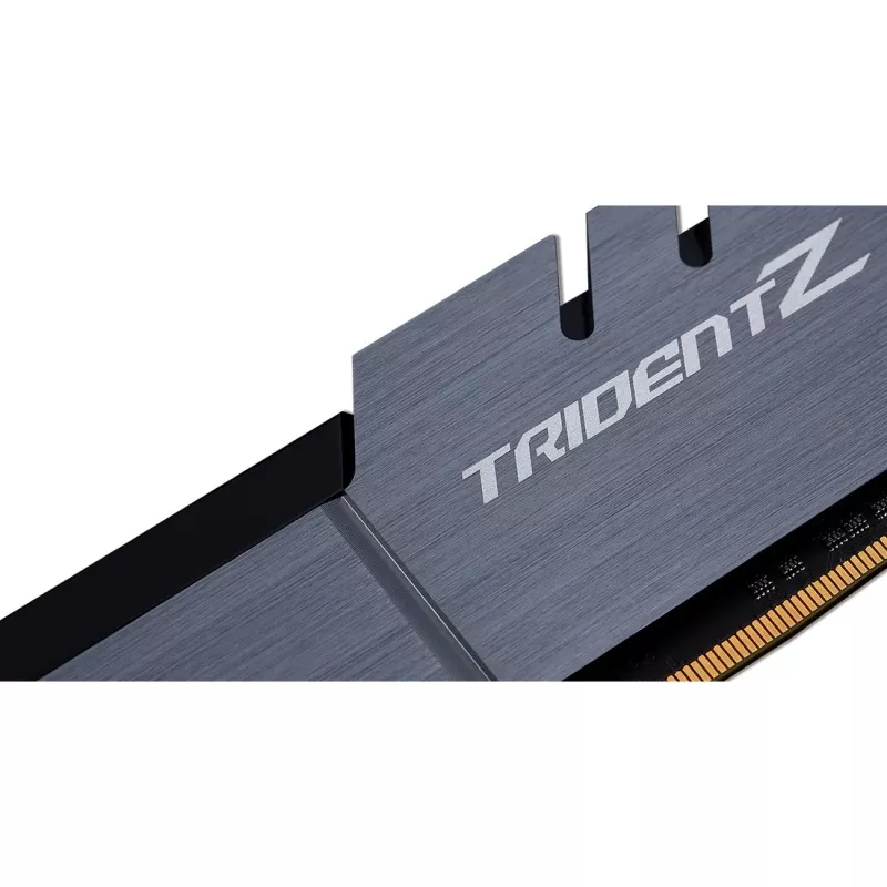 DIMM 32 GB DDR4-3200 (2x 16 GB) Dual-Kit, memoria plateada/negra, F4-3200C16D-32GTZSK, Trident Z, INTEL XMP