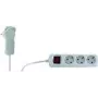 Alargador de corriente REV 0012326114 2m 3 toma(s) AC interior blanco