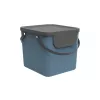 Rotho Albula contenedor para separación de residuos, 40 l, Horizon Blue