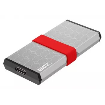 Emtec X205 Mini 1 TB USB Type-C USB 3.2 Gen 2x2 plata