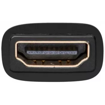 Goobay Adaptador HDMI/DVI-D, conector hembra HDMI estándar (Type-A) -> conector macho DVI-D (24+1) (68931)