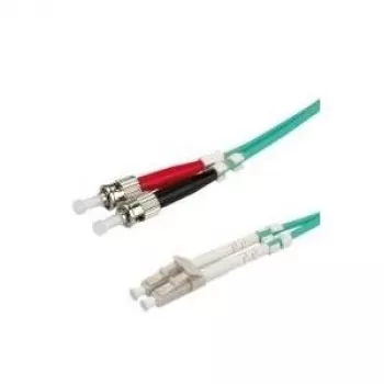 Cable de conexión de fibra óptica ROLINE OM3 50/125µm LC/ST 10m