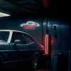 Luz de neón decorativa MANTA SNL95WH blanco-rojo — iluminación bicolor estilo neón