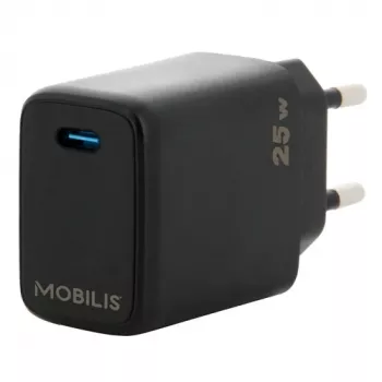 Cargador para dispositivos móviles Mobilis 001380 Universal Negro AC Carga rápida