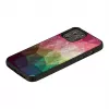 Funda protectora iKins para Apple iPhone 12 Pro Max — diseño de flores acuáticas, negro