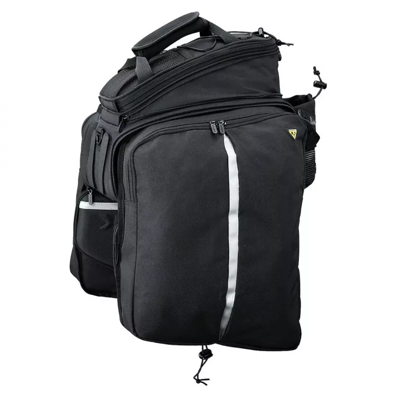 Bolsa de transporte de sillín TOPEAK MTS TrunkBag DXP — montaje en portabultos, extensible, compatible con alforjas