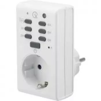 Temporizador analógico Renkforce 1289333 1800 W IP20 con función crepuscular
