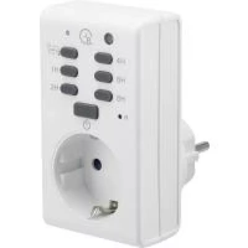 Temporizador analógico Renkforce 1289333 1800 W IP20 con función crepuscular