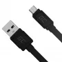 Cable plano mate - USB-A a Micro-USB