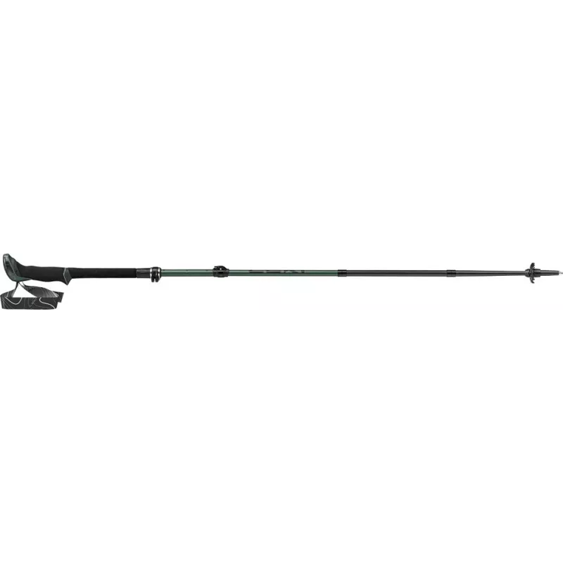 Bastones de trekking Leki TR Makalu FX ajustables 110–130 cm, verdes
