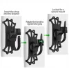 Soporte para móvil de bicicleta Tellur BPH100 negro – soporte de manillar para smartphones, ajustable
