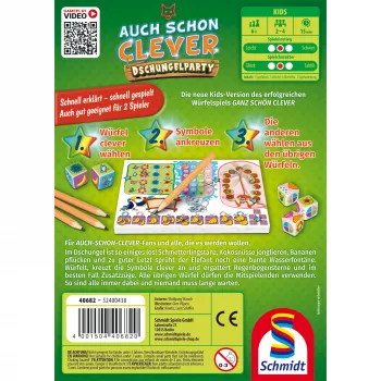 Auch schon clever - Dschungelparty, juego de mesa