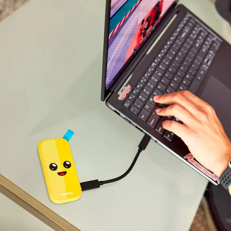 Unidad de estado sólido externa SanDisk 2 TB USB Type-C 3.2 Gen 2 SDSSDE30-2T00-G25F