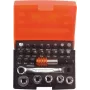 Juego de puntas Bahco 2058/S26 18 uds. Hex Phillips Torx acero