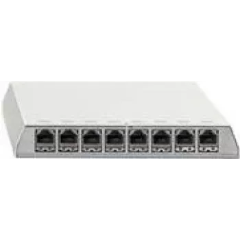 Panel de parcheo Rutenbeck PP-Cat.6A iso-8 Ap rw apantallado 8x RJ-45