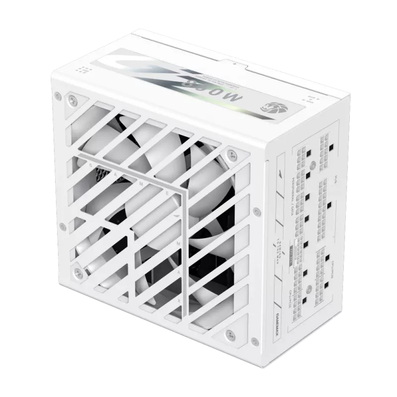 Gamemax fuente de alimentación, 80 PLUS, Gold | GZ 850G WH | 850 W