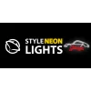 Luz de neón decorativa MANTA SNL95WH blanco-rojo — iluminación bicolor estilo neón