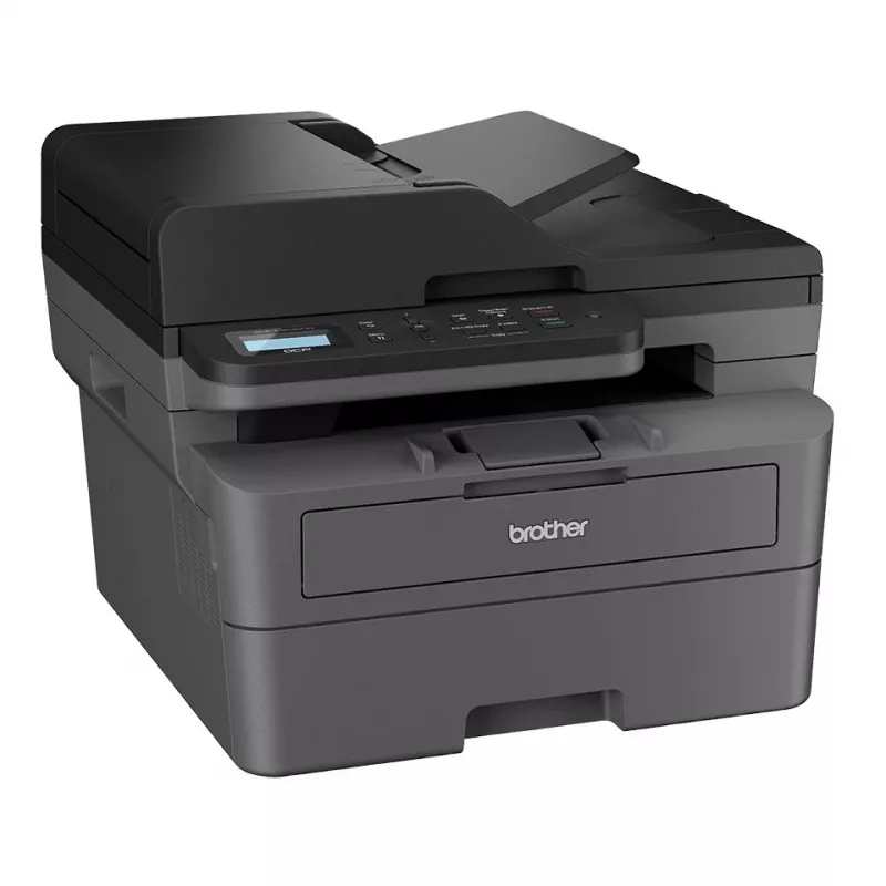 Impresora láser multifunción Brother DCP-L2640DN — monocromo, 34 ppm, dúplex, alimentador de originales de 50 hojas, bandeja de papel de 250+1 hojas, 1200x1200 DPI