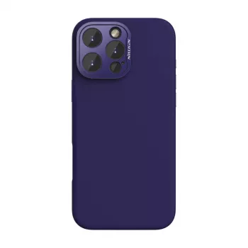 Funda magnética Nillkin LensWing para iPhone 16 Pro Max – morada, sujeción magnética, recortes precisos