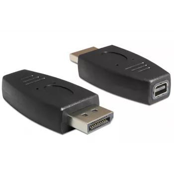 DeLOCK - Adaptador DisplayPort - DisplayPort (M) a Mini DisplayPort (H) - Negro