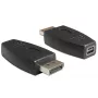 DeLOCK - Adaptador DisplayPort - DisplayPort (M) a Mini DisplayPort (H) - Negro