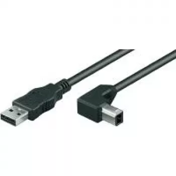 Wentronic Goobay cable USB 2.0 Hi-Speed, negro, 1 m - conector macho USB 2.0 (Type-A) > conector macho USB 2.0 (Type-B) (93017)