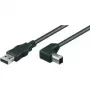 Wentronic Goobay cable USB 2.0 Hi-Speed, negro, 1 m - conector macho USB 2.0 (Type-A) > conector macho USB 2.0 (Type-B) (93017)