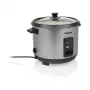 Olla arrocera Tristar RK-6147 — 1,5 L, 500 W, negro/plata