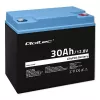 Batería LiFePO4 recargable QOLTEC 12,8V 30Ah 384Wh con BMS