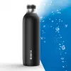 Botella de carbonatación BRITA 650 ml, acero inoxidable, negra, apta para lavavajillas