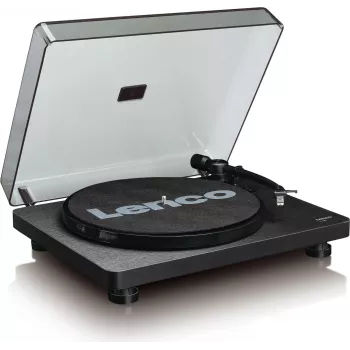 Lenco L-30 NEGRO Tocadiscos de transmisión por correa negro tocadiscos (L-30B)
