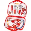 Maletín de médico de Theo Klein, set de médico de juguete, color rojo