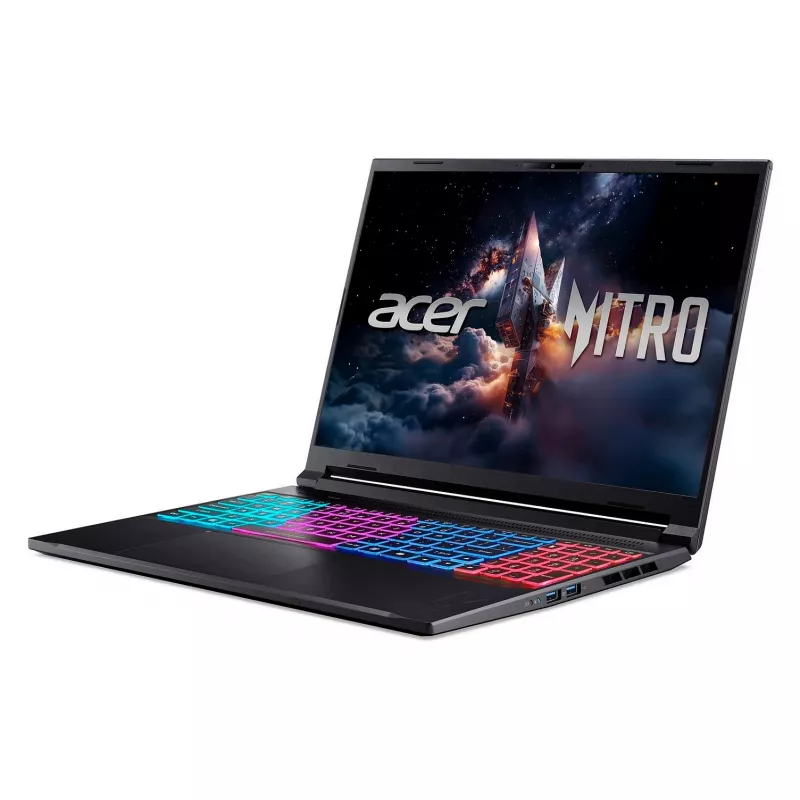 Portátil Acer Nitro V 16S ANV16S-71-708Y — Intel Core 7 240H, 16 inch WUXGA, 16 GB DDR5, 1 TB SSD, Windows 11 Home, negro