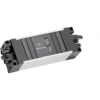 Bachmann STEP ALU 1xUSB A/C 22W regleta (906.10932)