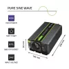 Adaptador/inversor para coche Qoltec Monolith 600 W Negro