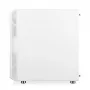 Caja de PC MODECOM AMIRANI ARGB Midi Tower blanca — ATX/ITX, GPU 35 cm, disipador de CPU 16,5 cm, 2 ventiladores de 200 mm
