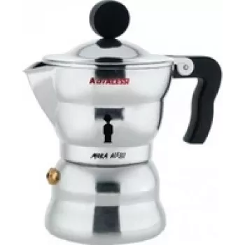 Alessi Moka cafetera espresso para fogones 1 taza AAM33/1 (AAM33/1)