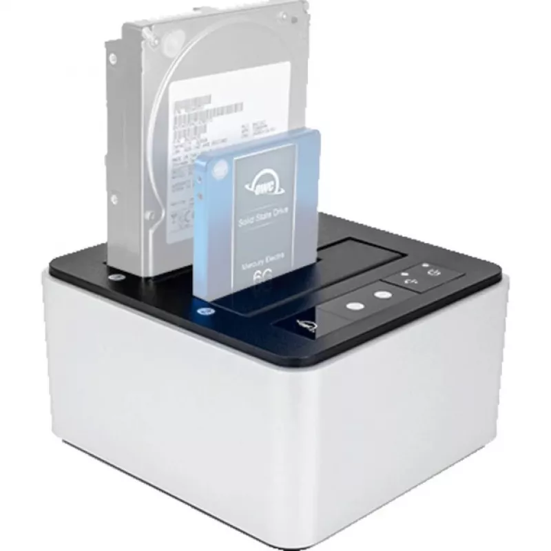 ∆OWC Drive Dock con USB-C (USB 3.1 Gen 2) solución de doble bahía